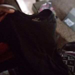 black t shirt short set